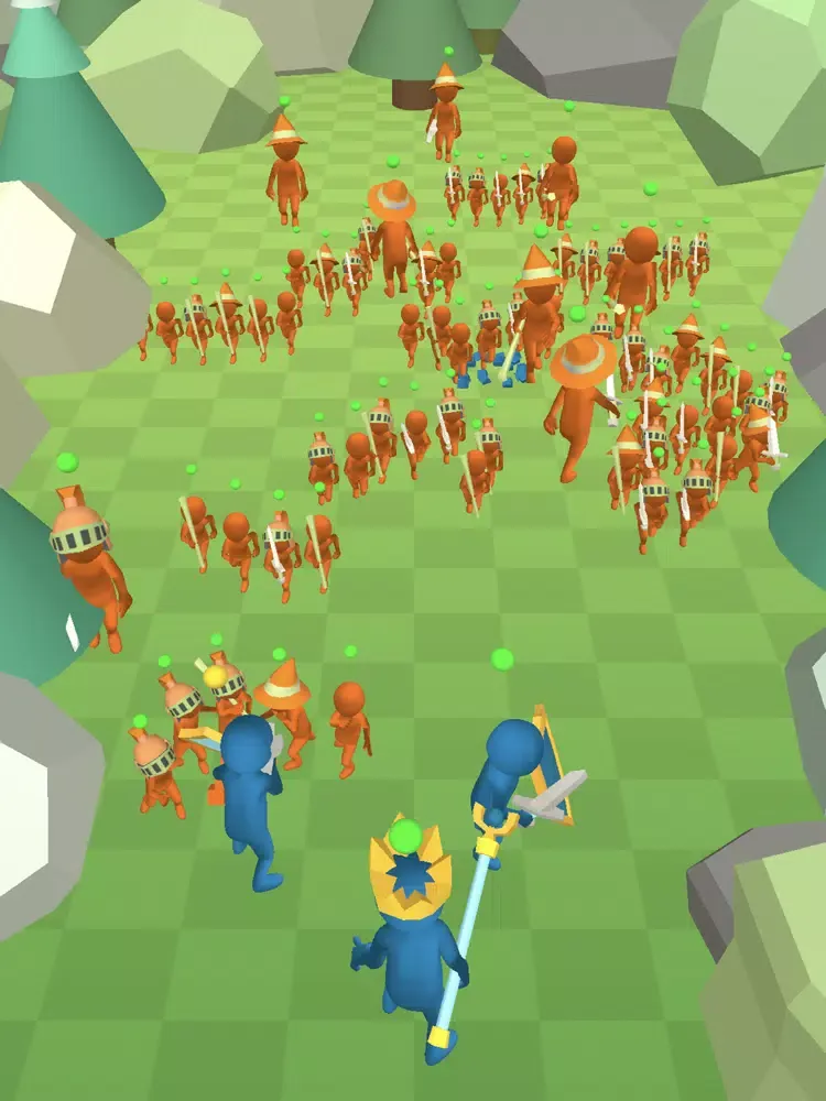 Tangkapan skrin Defend the King: Draw Army iPad 