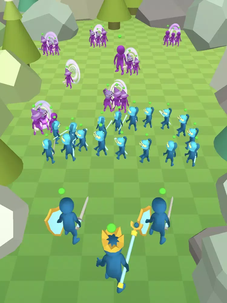 Tangkapan skrin Defend the King: Draw Army iPad 