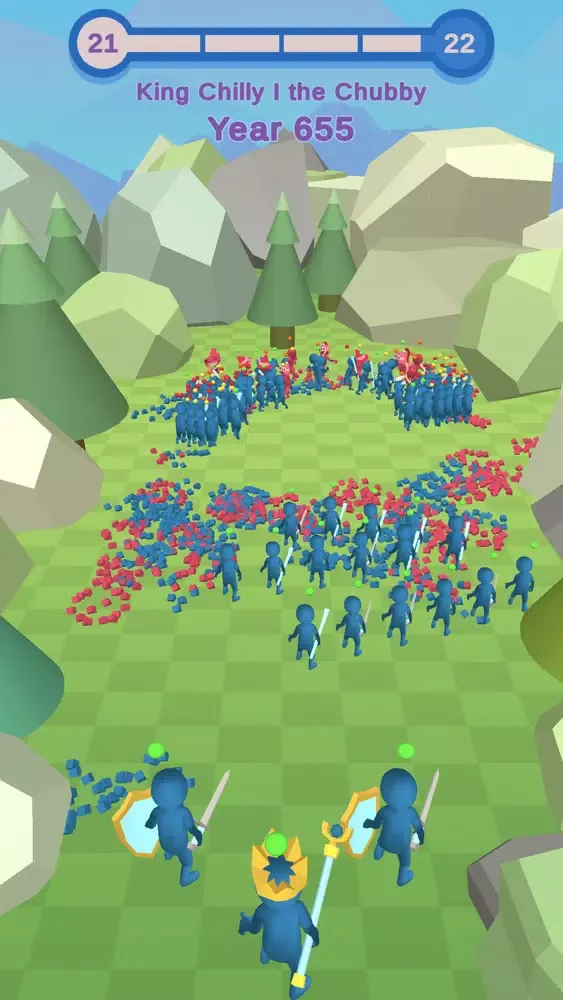 Tangkapan skrin Defend the King: Draw Army