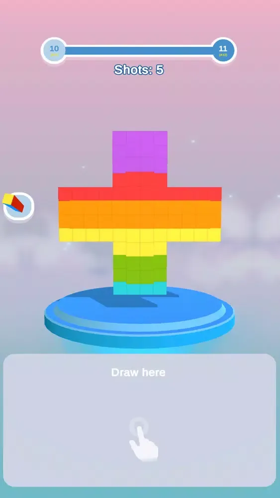 Capturas de tela do Draw Cannon