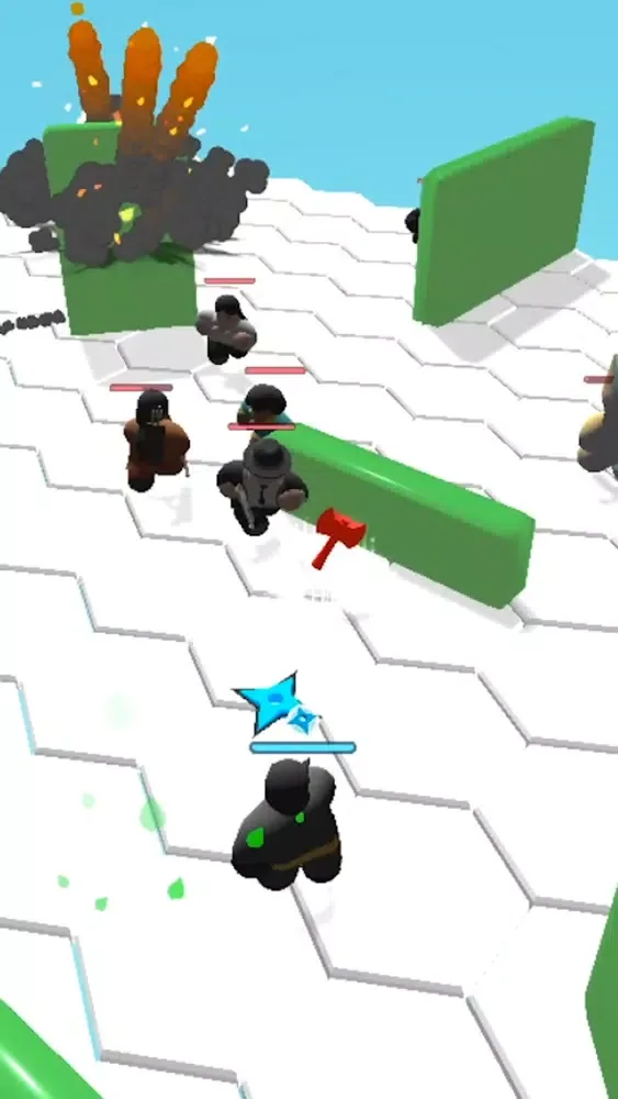 Ảnh chụp màn hình của Rocket Royale 3D
