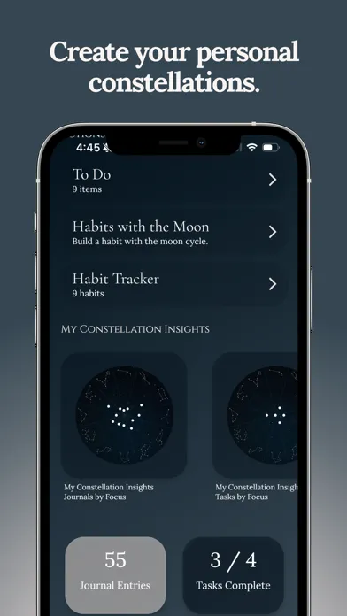 Capturas de tela do Luna Focus: Clarity Journal