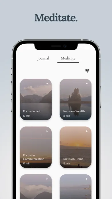 Capturas de tela do Luna Focus: Clarity Journal