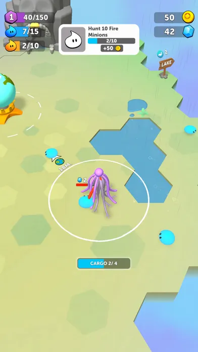 Capturas de tela do Alchemy War