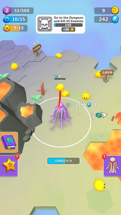 Capturas de tela do Alchemy War