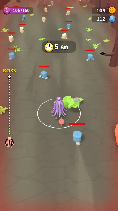 Capturas de tela do Alchemy War