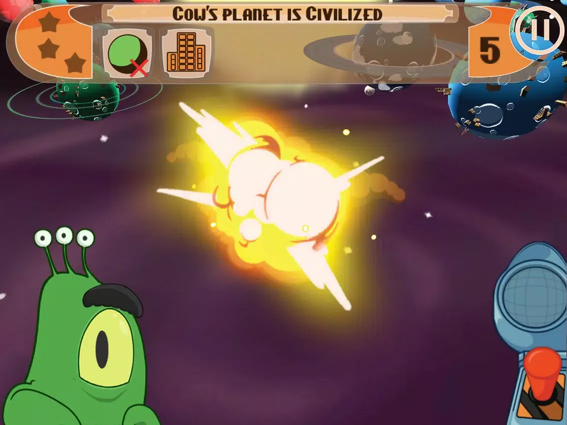 صور Cow Beam - Alien Evolution iPad 