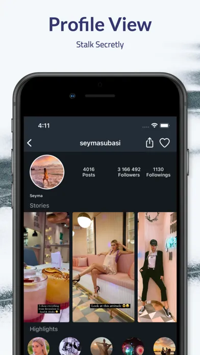 Who Profile: View for my Insta Screenshots