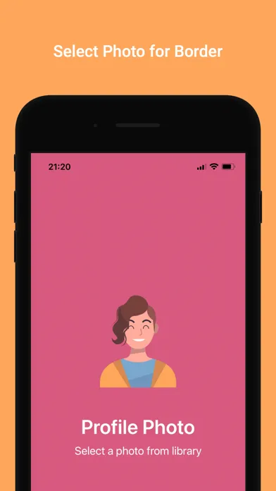 Tangkapan layar UniqPP - Border for Profile
