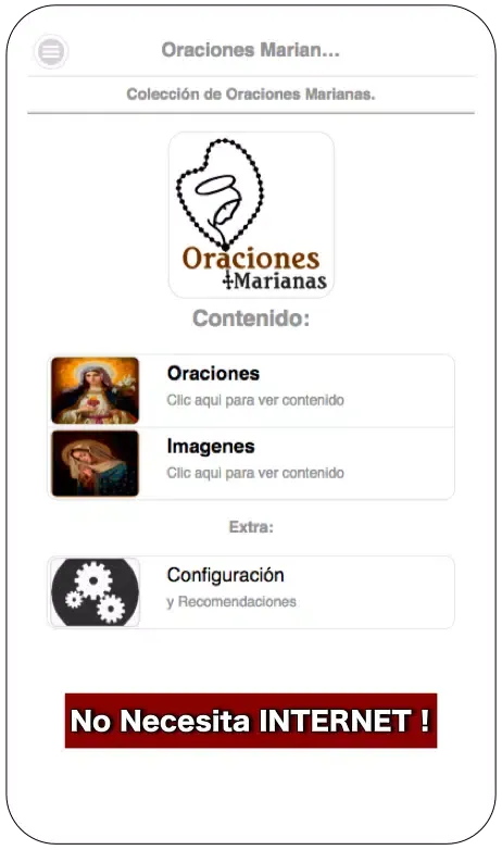 Oraciones Marianas Screenshots
