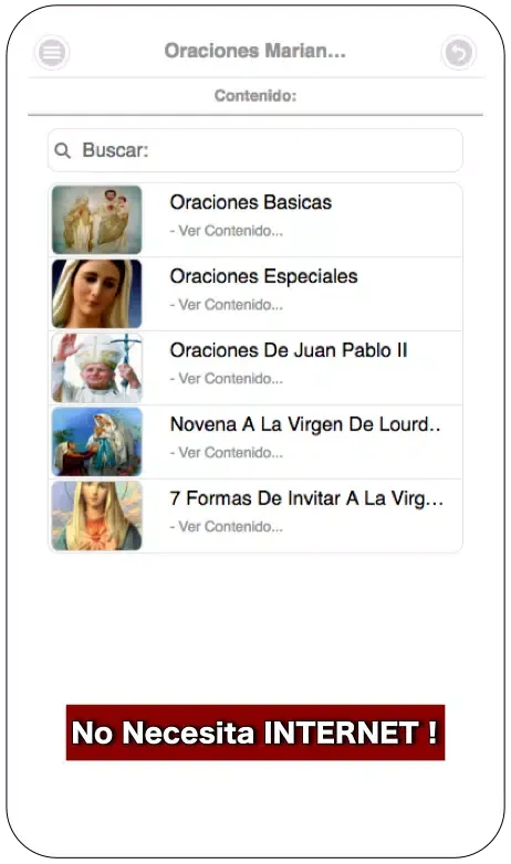 Oraciones Marianas Screenshots