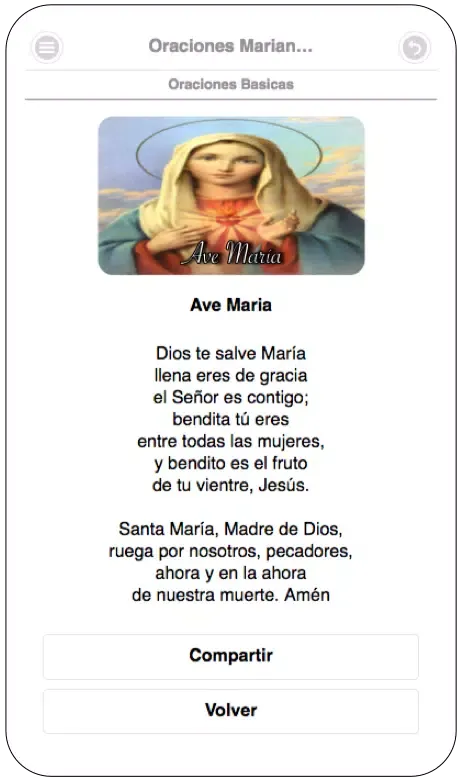 Oraciones Marianas Screenshots