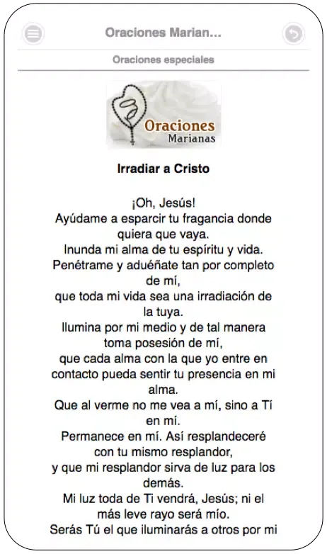 Oraciones Marianas Screenshots
