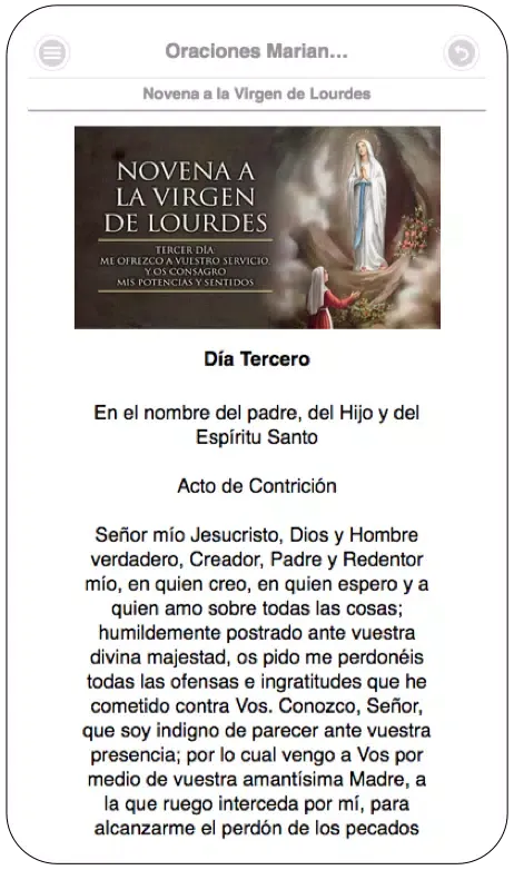 Oraciones Marianas Screenshots