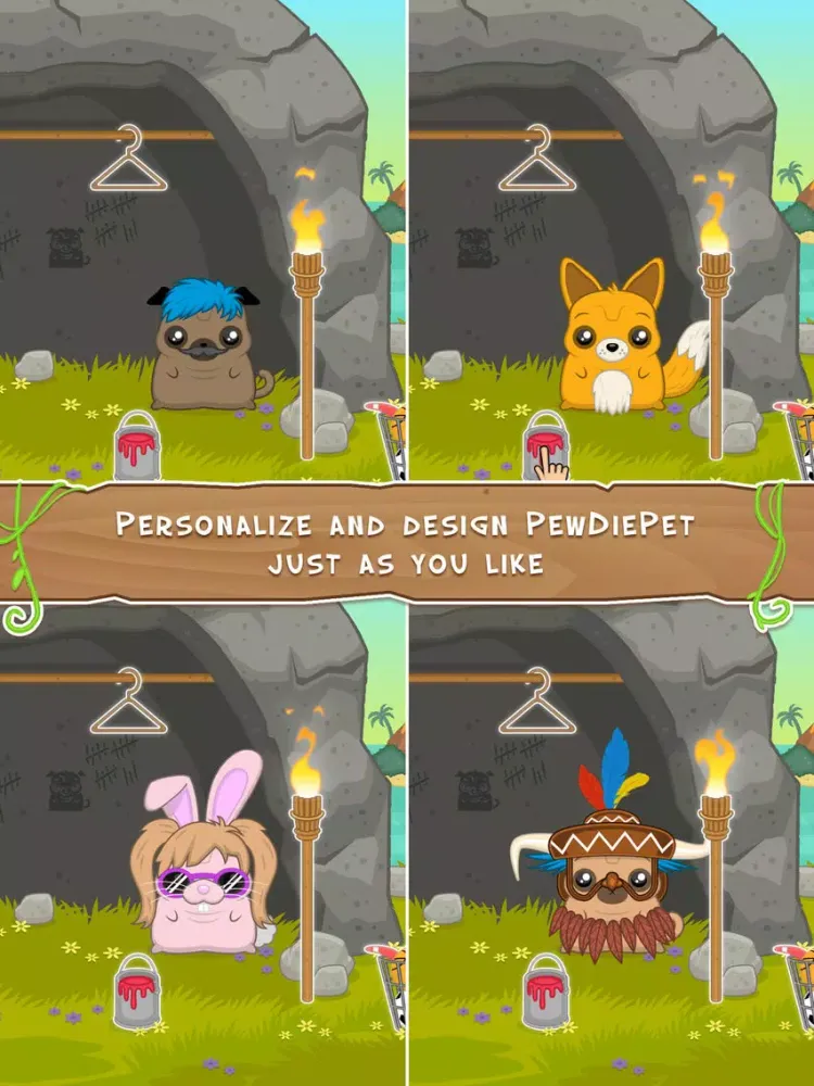 Capturas de pantalla de PewDiePet iPad 