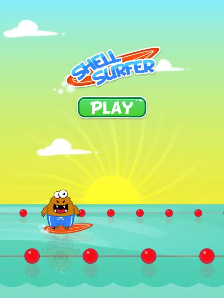 Shell Surfer - Krunchi iPad  スクリーンショット