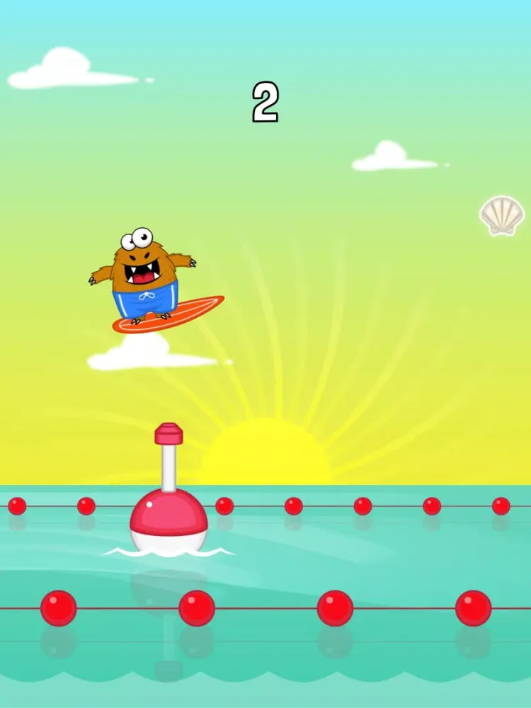 Shell Surfer - Krunchi iPad  スクリーンショット