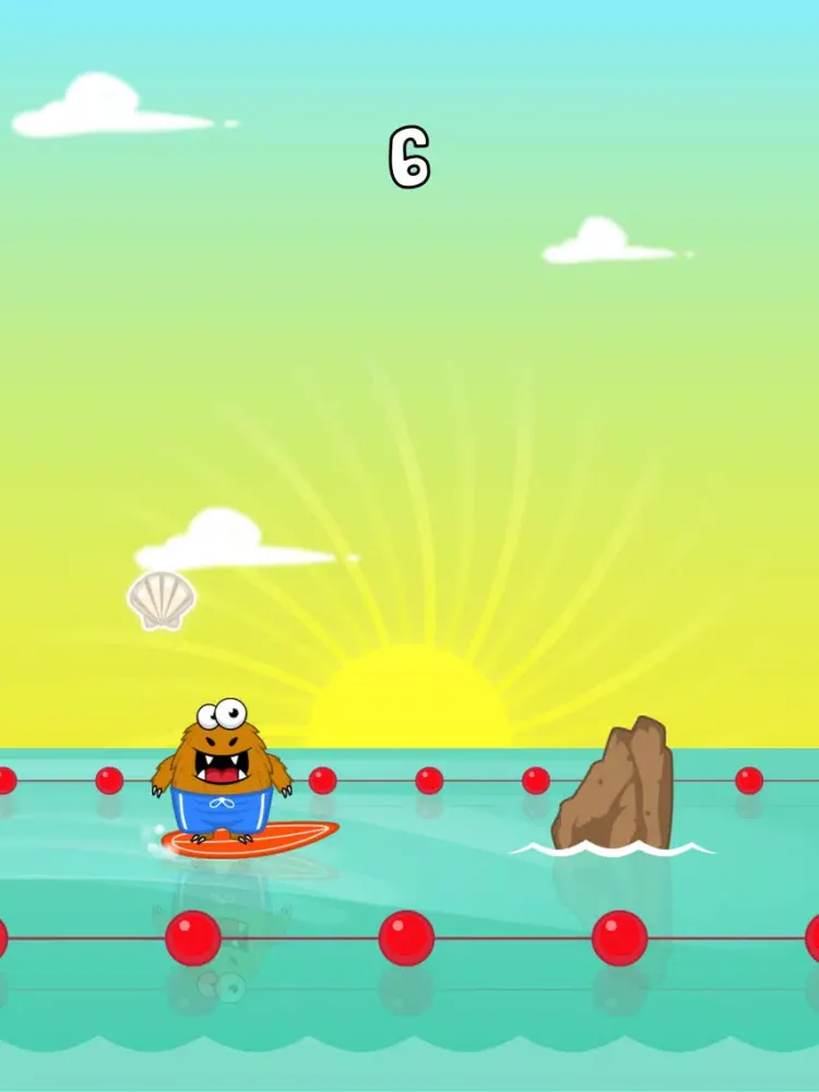 Shell Surfer - Krunchi iPad  スクリーンショット