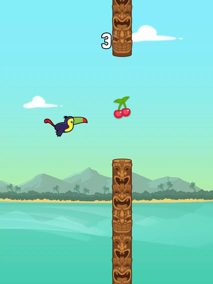 Tangkapan layar Tiki Toucan - Krunchi iPad 