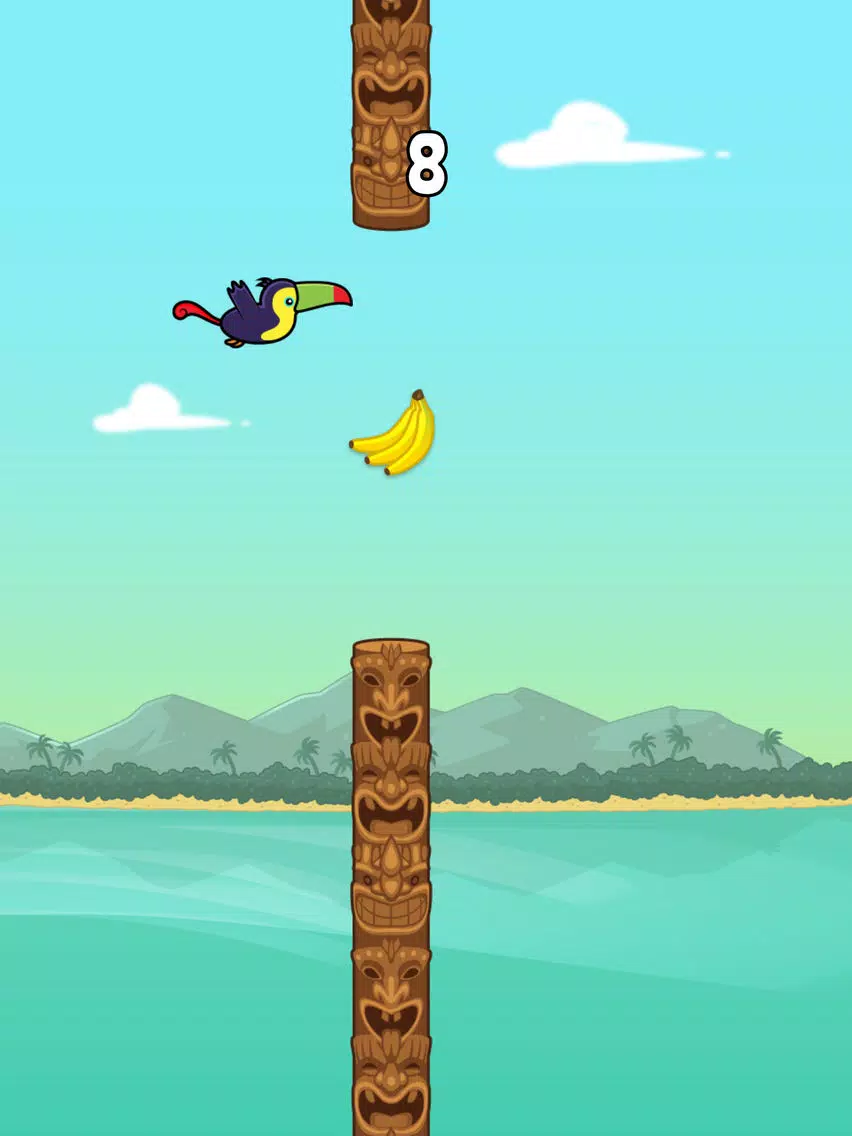 Tangkapan layar Tiki Toucan - Krunchi iPad 