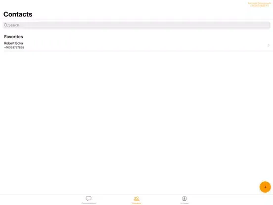 Luna VoIP Messaging iPad  スクリーンショット