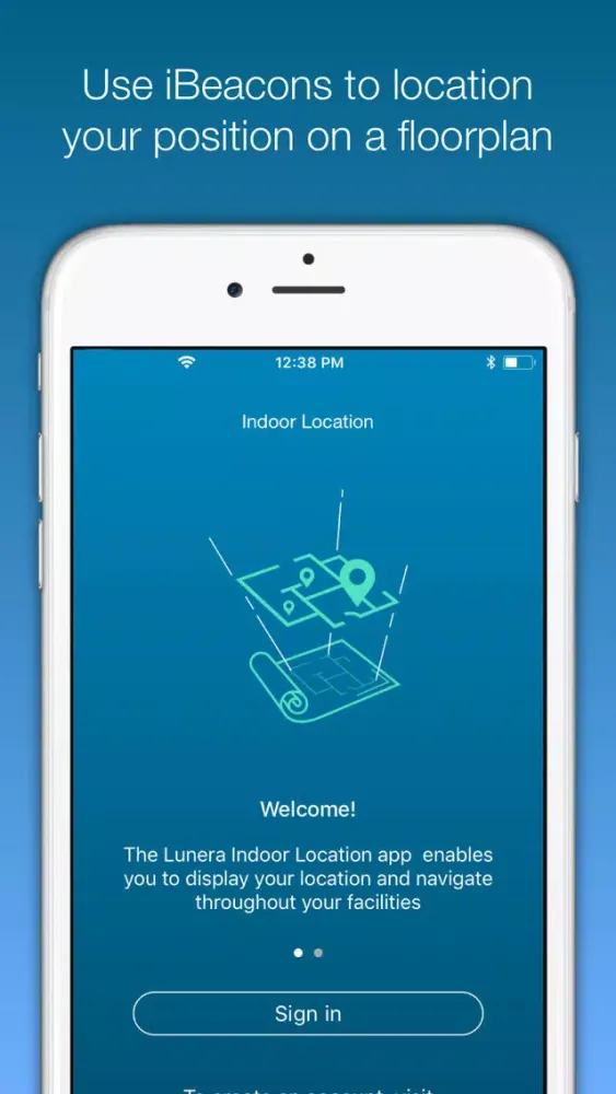 ภาพหน้าจอของ Indoor Location - Lunera