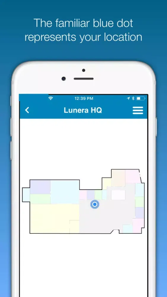 ภาพหน้าจอของ Indoor Location - Lunera
