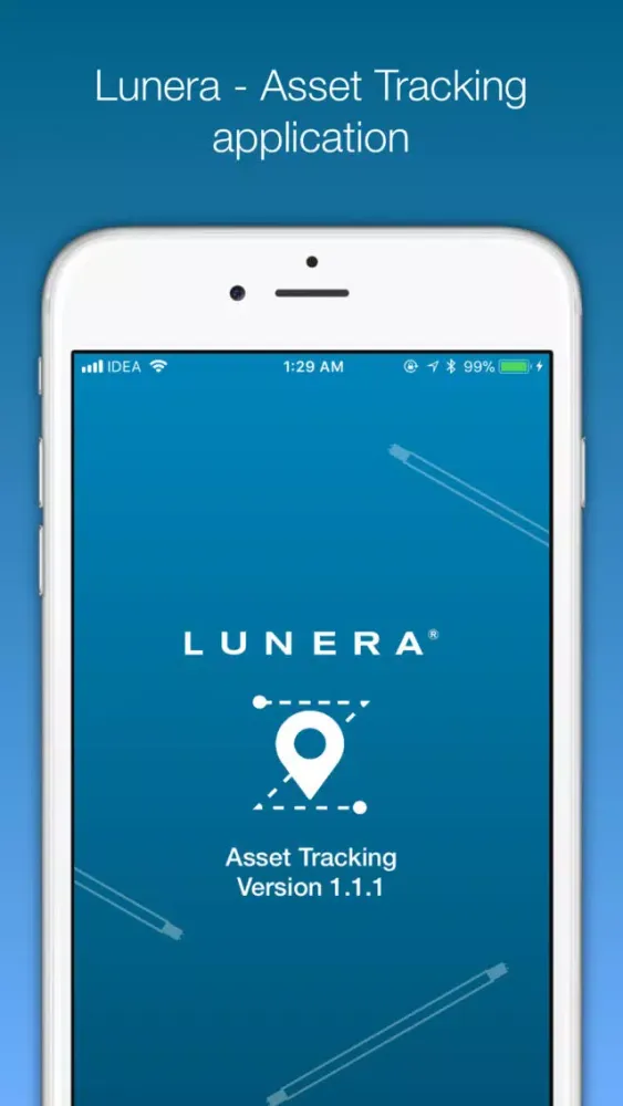 Ảnh chụp màn hình của Asset Tracking - Lunera