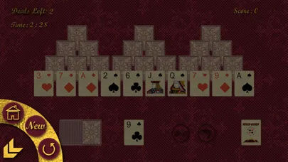 The Tri-Peaks Solitaire Screenshots