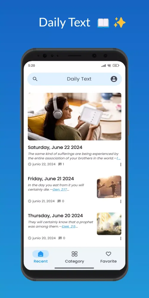 Daily Text Play 2025 Screenshots