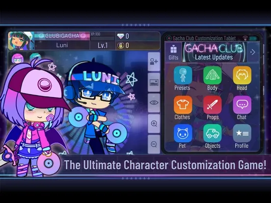 Capturas de pantalla de Gacha Club iPad 