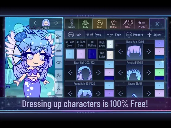 Capturas de pantalla de Gacha Club iPad 