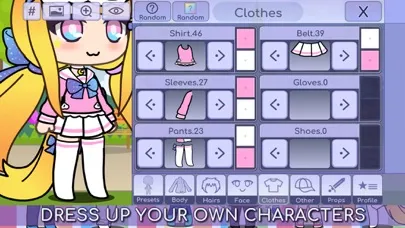 Captures d'écran de Gacha Life