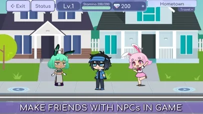 Captures d'écran de Gacha Life