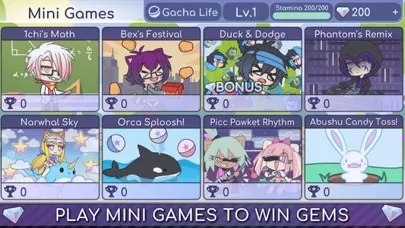 Captures d'écran de Gacha Life