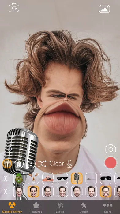 Capturas de tela do Doodle Mirror