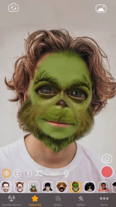 Capturas de tela do Doodle Mirror