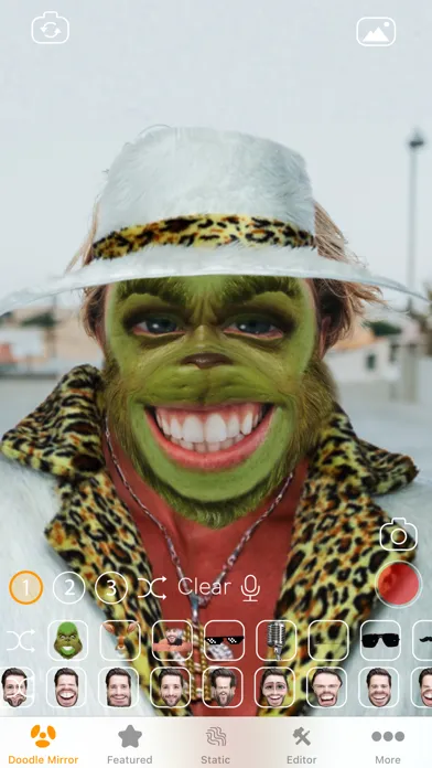 Capturas de tela do Doodle Mirror