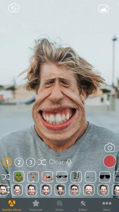 Capturas de tela do Doodle Mirror
