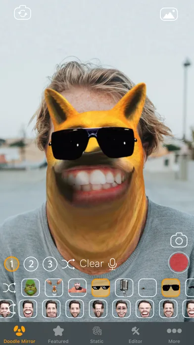 Capturas de tela do Doodle Mirror