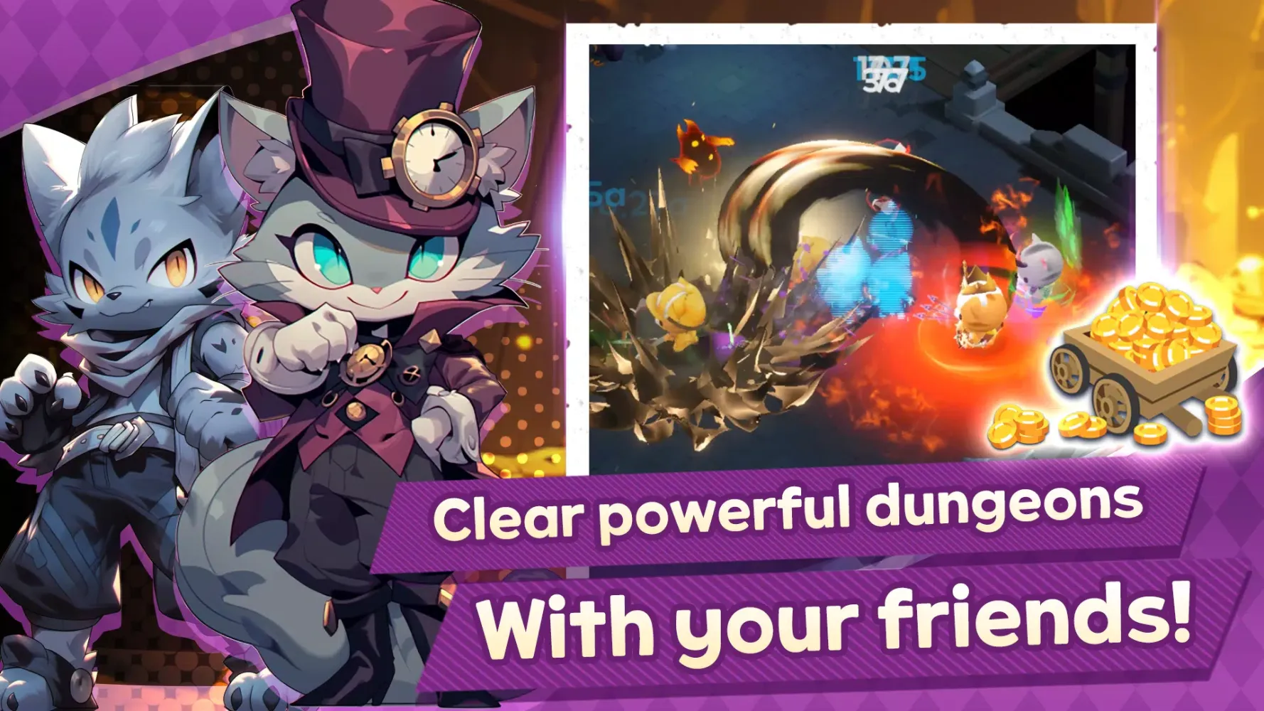 Tangkapan skrin Tower Cat Battle: Idle Cat RPG