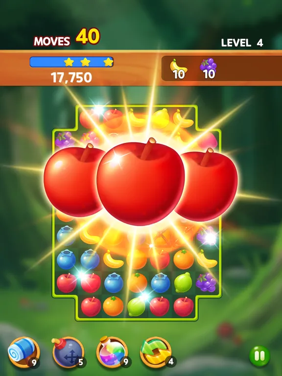 Capturas de pantalla de Fruit Magic Match 3 Puzzle iPad 