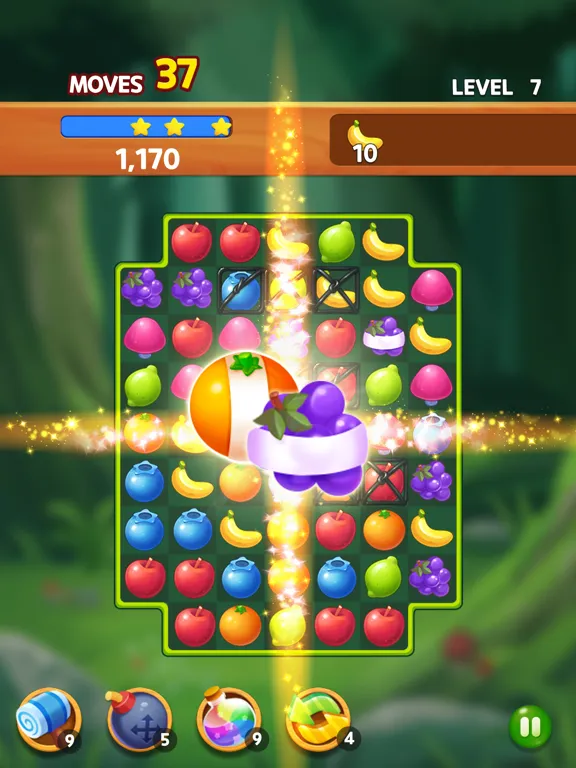 Capturas de pantalla de Fruit Magic Match 3 Puzzle iPad 