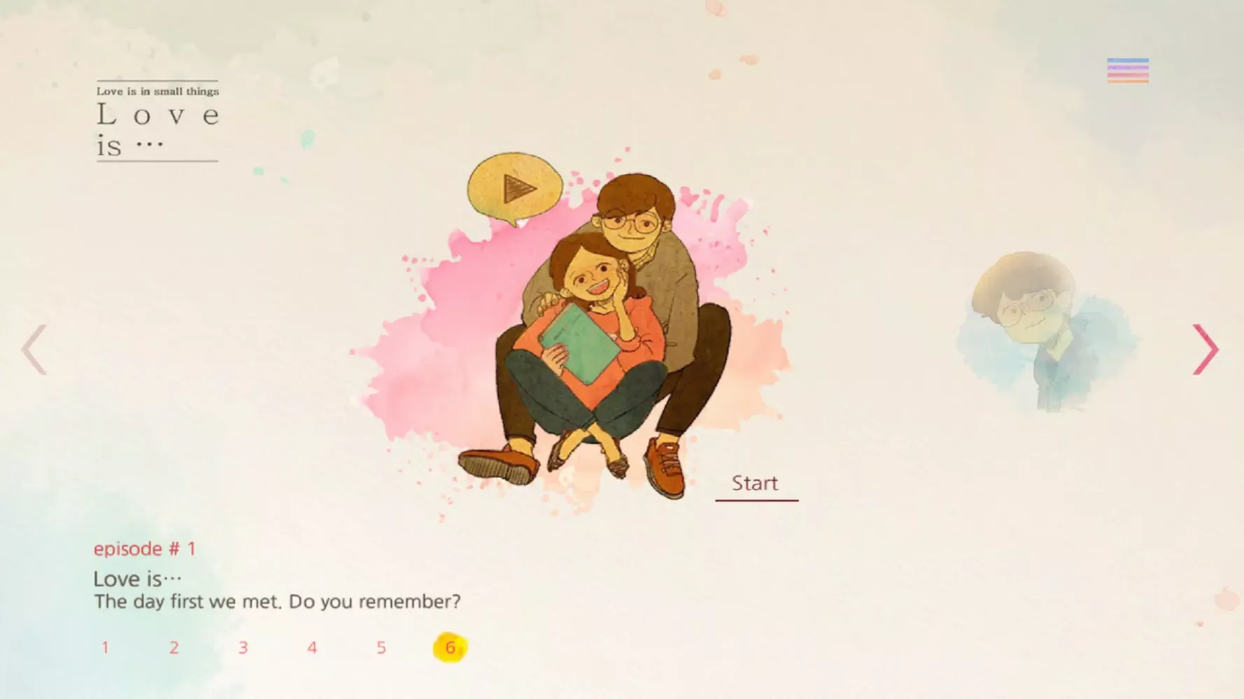 Captures d'écran de Love is in small things