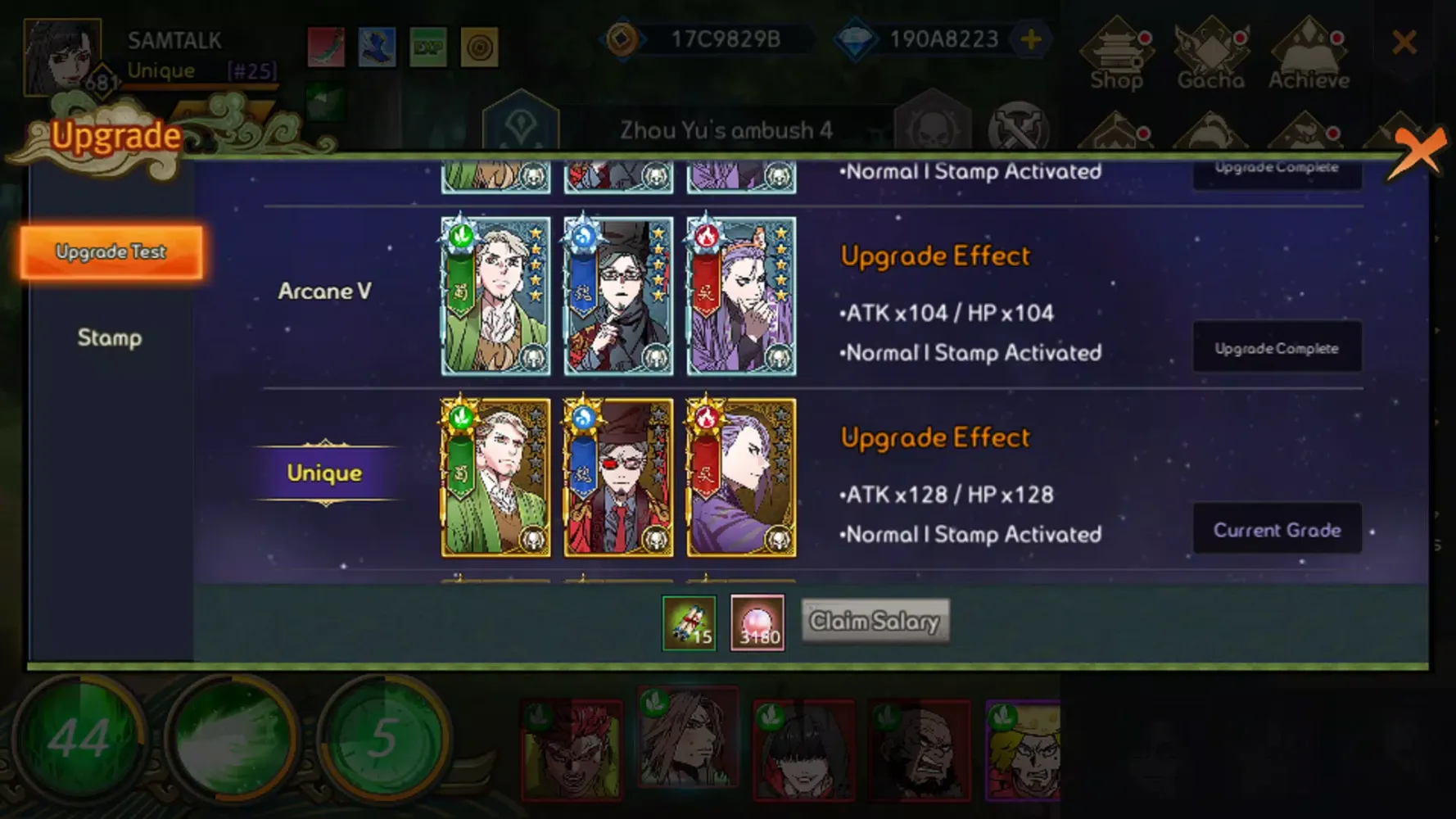 Screenshot di Idle Three Kingdoms