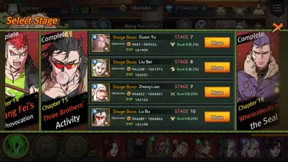 Captures d'écran de Idle three Kingdoms : Card RPG