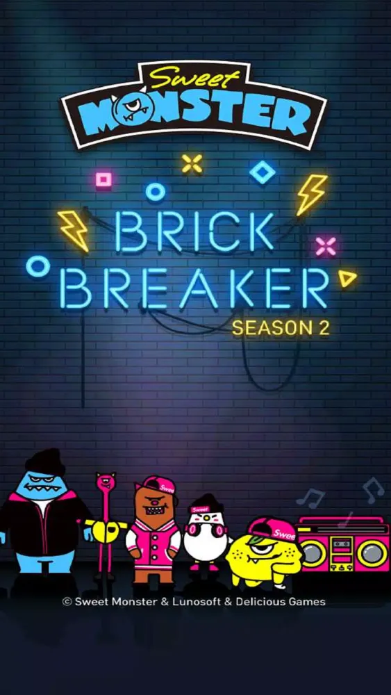 Capturas de pantalla de Brick Breaker: Neon Brick Ball