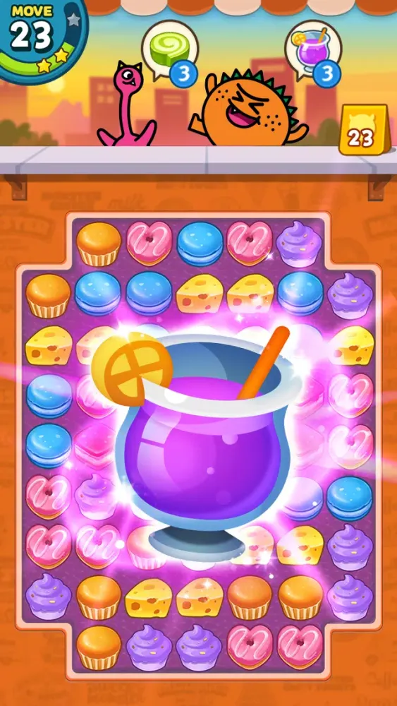 Sweet Monster Match3 Puzzle應用截圖
