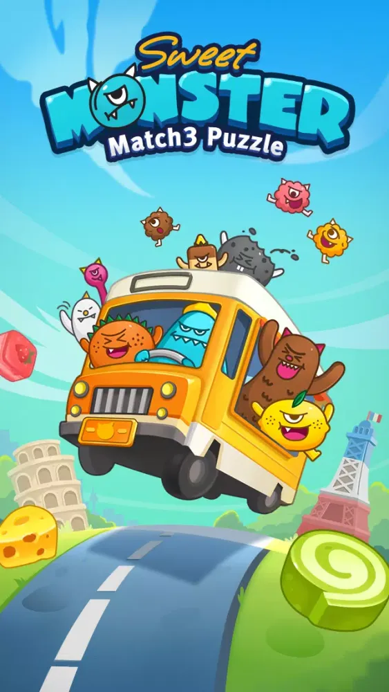 Sweet Monster Match3 Puzzle應用截圖