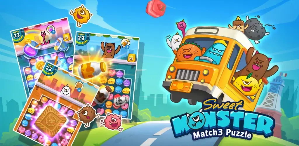Sweet Monster Match3 Puzzle應用截圖